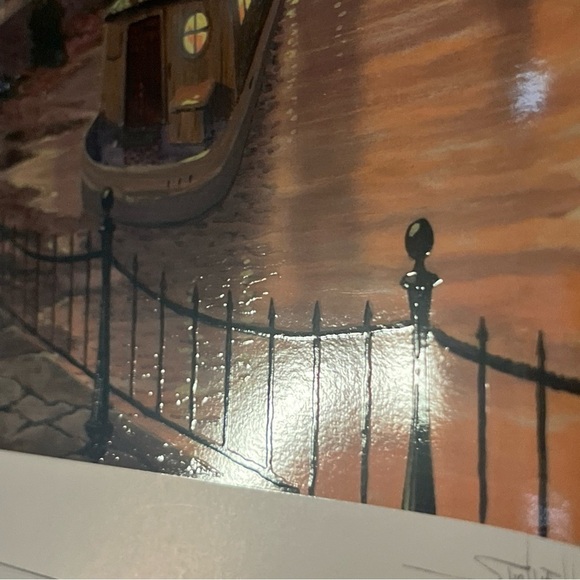 LONDON FOG Signed Limited Edition Seriolithograph by Kenneth Shotwell 1185/2250 - Picture 10 of 10